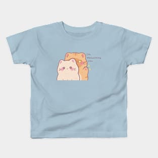 Cats I'm meowtching you Kids T-Shirt